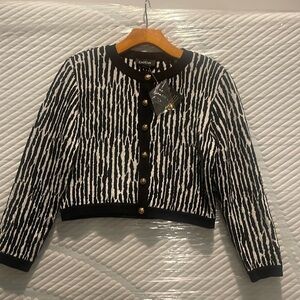 Bebe Knit cropped cardigan